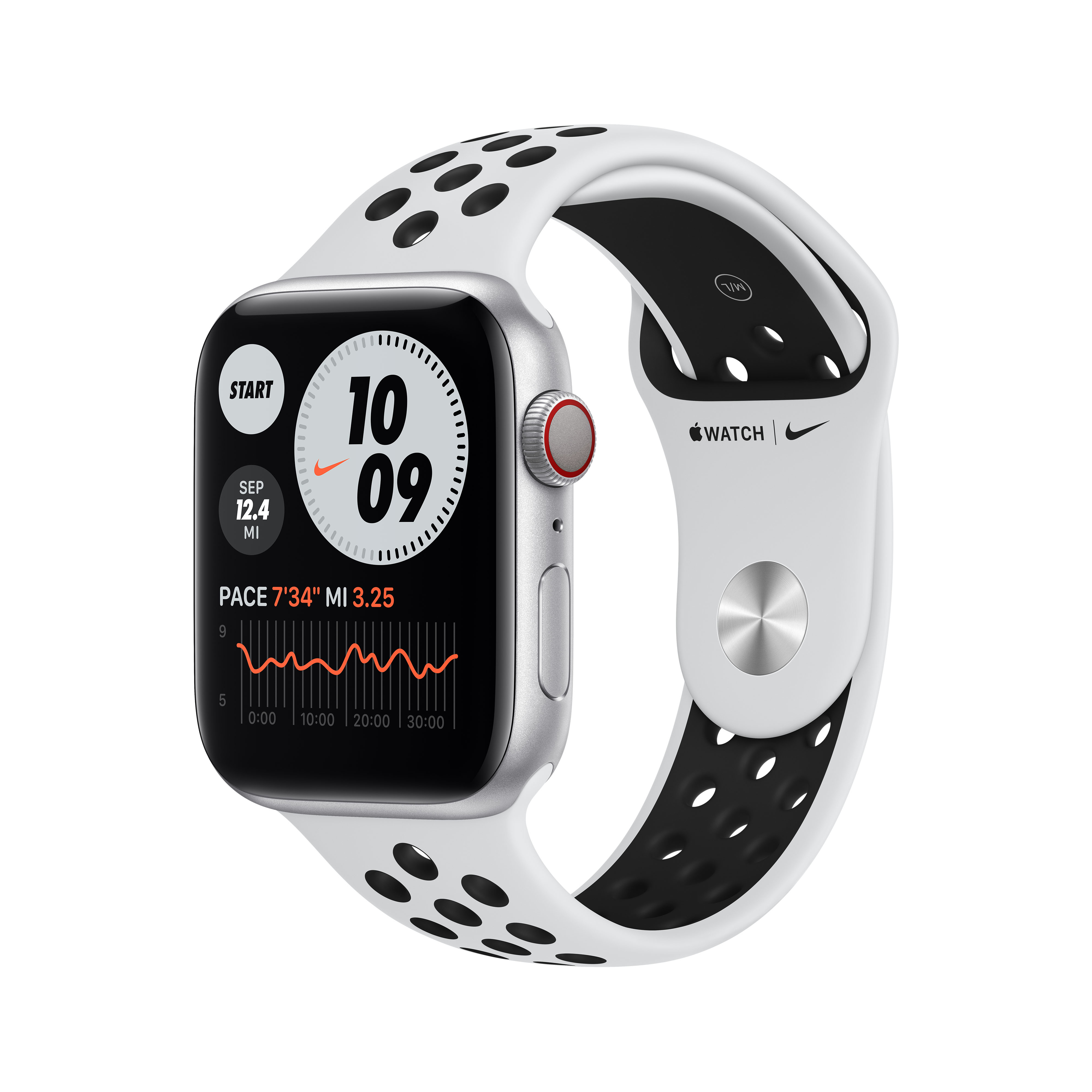 Apple Watch Series 6 Nike OLED Silver GPS (satellite)