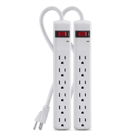 Belkin F5C048-2 6AC outlet(s) 0.6m White surge protector