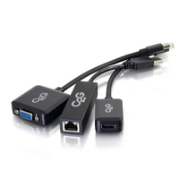 C2G 30001 USB 3.0, Mini DisplayPort RJ-45, HDMI, VGA Black cable interface/gender adapter