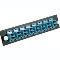 C2G Q-Series™ 12-Strand, LC Duplex, PB Insert, MM/SM, LC Adapter Panel Blue cable interface/gender adapter