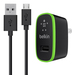Belkin F8M886TT04-BLK mobile device charger Indoor Black, Green