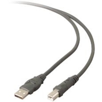 Belkin F3U133B16 4.8m USB A USB B Male Male Grey USB cable