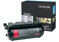 Lexmark 12A7360 5000pages Black toner cartridge