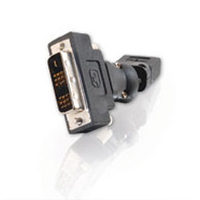 C2G HDMI™ Female to DVI-D™ Male 360° Rotating Adapter HDMI DVI-D Black cable interface/gender adapter