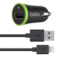 Belkin F8J121BT04-BLK Auto Black,Green mobile device charger