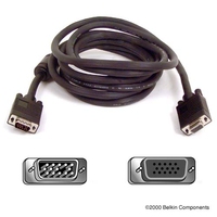 Belkin SVGA Monitor Extension Cable, 10 feet 3m VGA (D-Sub) VGA (D-Sub) Black VGA cable