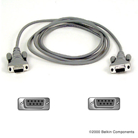 Belkin Pro Series Serial Direct Cable - 6 feet 1.8m Grey networking cable