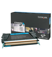 Lexmark C734A2CG 6000pages Cyan toner cartridge