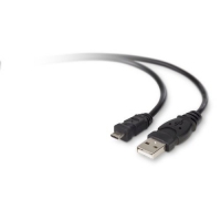 Belkin F3U151B06 1.8m USB A Micro-USB B Male Male Black USB cable